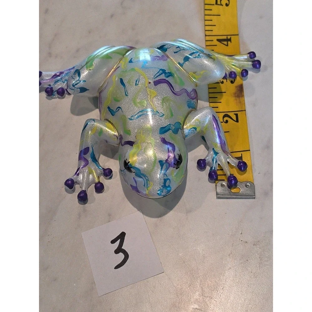 Glossy Frog Figurine Decorative  Resin,  Frog Figurines  Handmade
